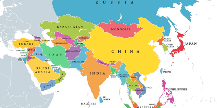 How Many Countries Are There In Asia?