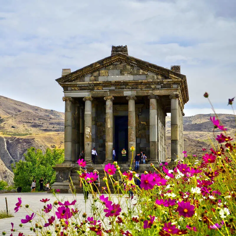 Greco-Roman Garni Temple In Armenia, Caucasus Region