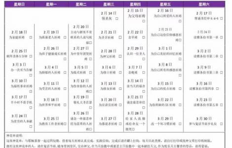 ASIA/CHINA - The "Lent Calendar" of the Catholics of the parish of Hancheng