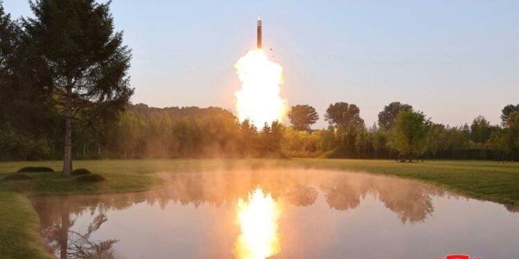 North Korea says successfully tested multiple-warhead missile