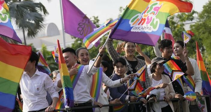 Thailand’s Senate overwhelmingly approves a bill to legalize same-sex marriage
