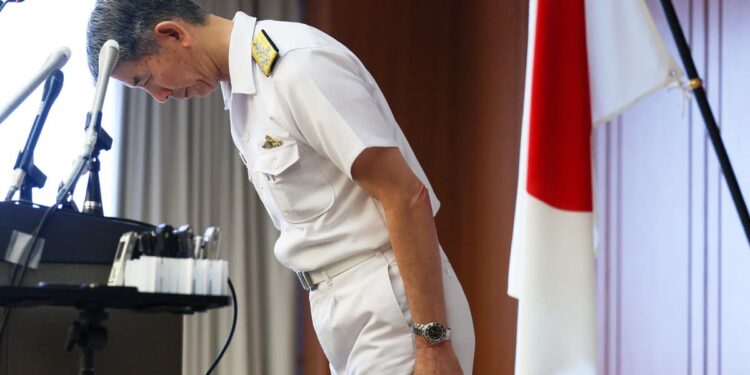 Japan removes navy chief as sweeping misconduct investigation roils military