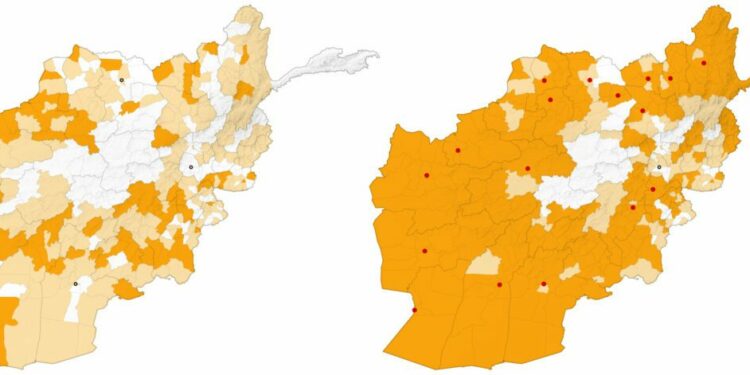 Map: See How the Taliban Gained Control in Afghanistan