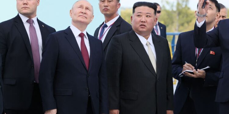 North Korea releases letters from Kim Jong-un and Vladimir Putin vowing to take ties to ‘new heights’