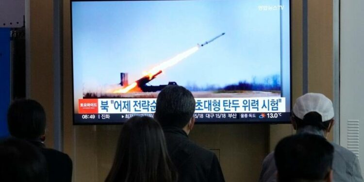 North Korea tests 'super-large' cruise missile warhead