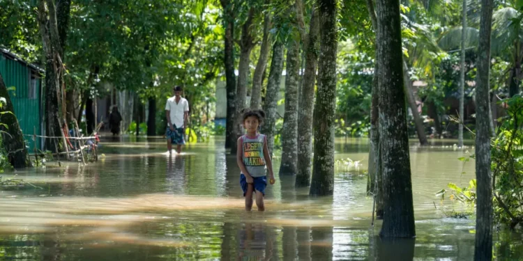 Over 6 million children at risk as deadly floods lash across South Asia