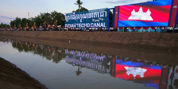 Cambodia breaks ground on controversial $1.7 billion Funan Techo canal funded by China