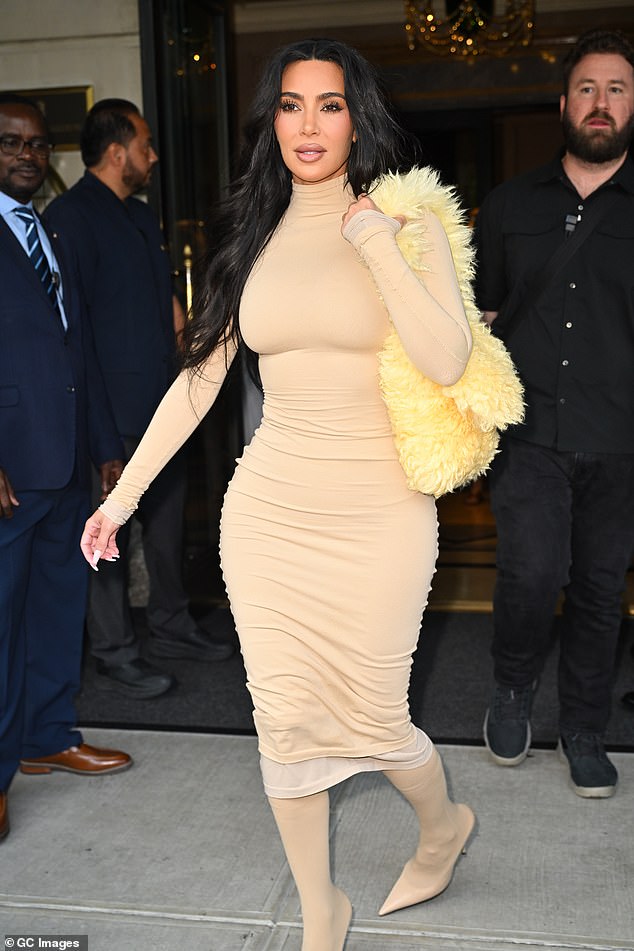 But the Kim Kardiashian (pictured) lookalike, influencer and glamour model, who has admitted to travelling to Turkey for her surgery, still wants another boob job and fox eye facelift, dubbed a 'ponytail lift'