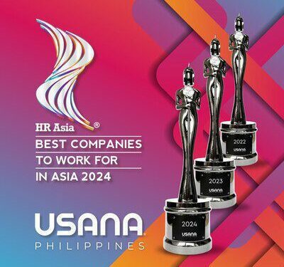 USANA Achieves HR Asia's "Best Companies to Work For" Title for Three Consecutive Years