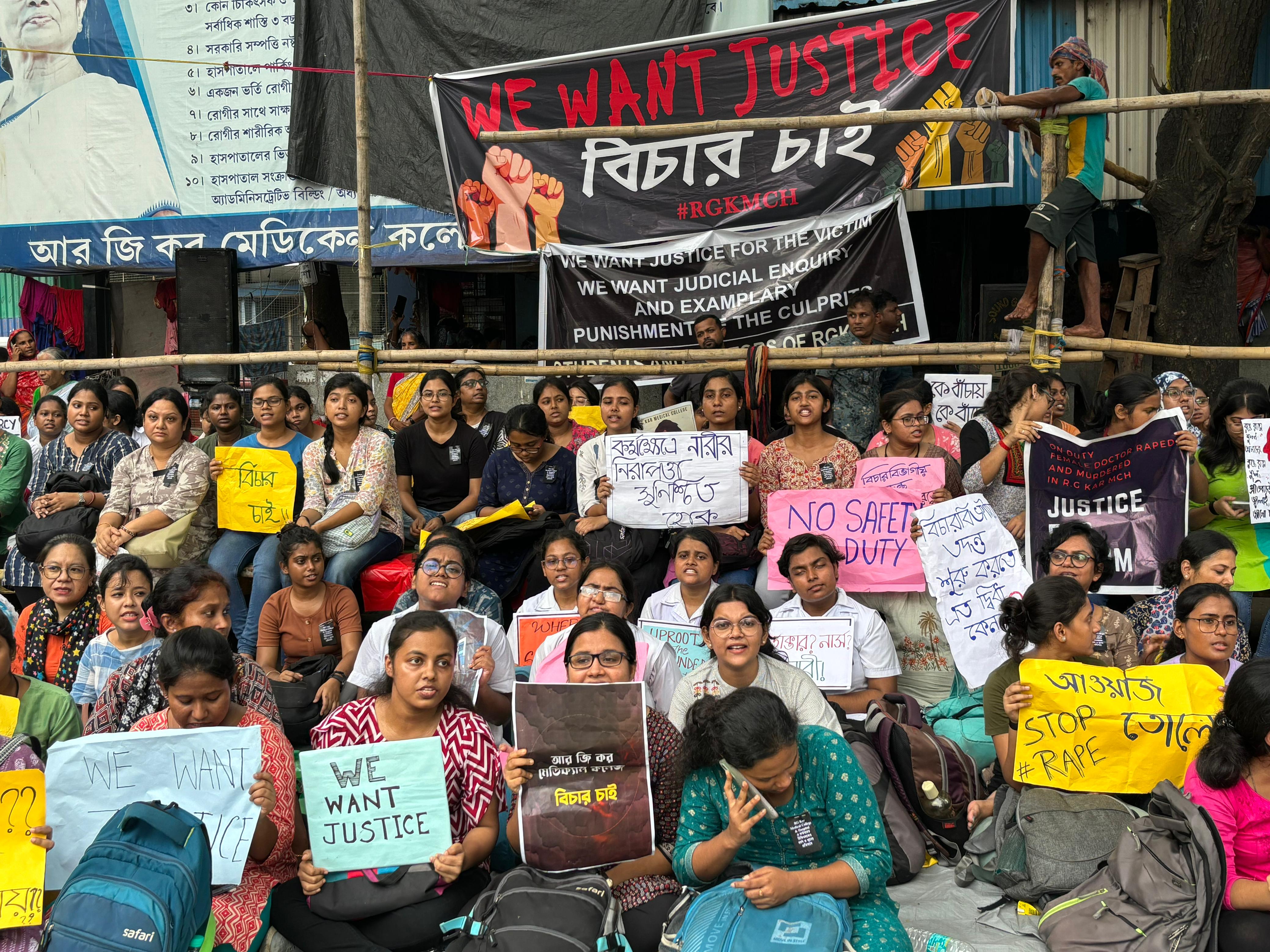 Protests against rape and murder of a doctor in Kolkata swell into nationwide agitation