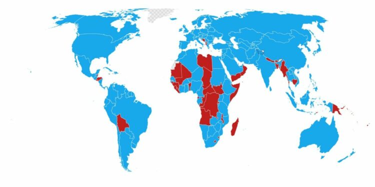 Map Shows Countries That Have Never Won An Olympic Medal