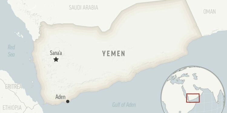 Monsoon floods tear through a village in Yemen and kill 13 people