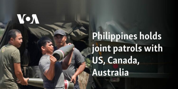 Philippines holds joint patrols with US, Canada, Australia