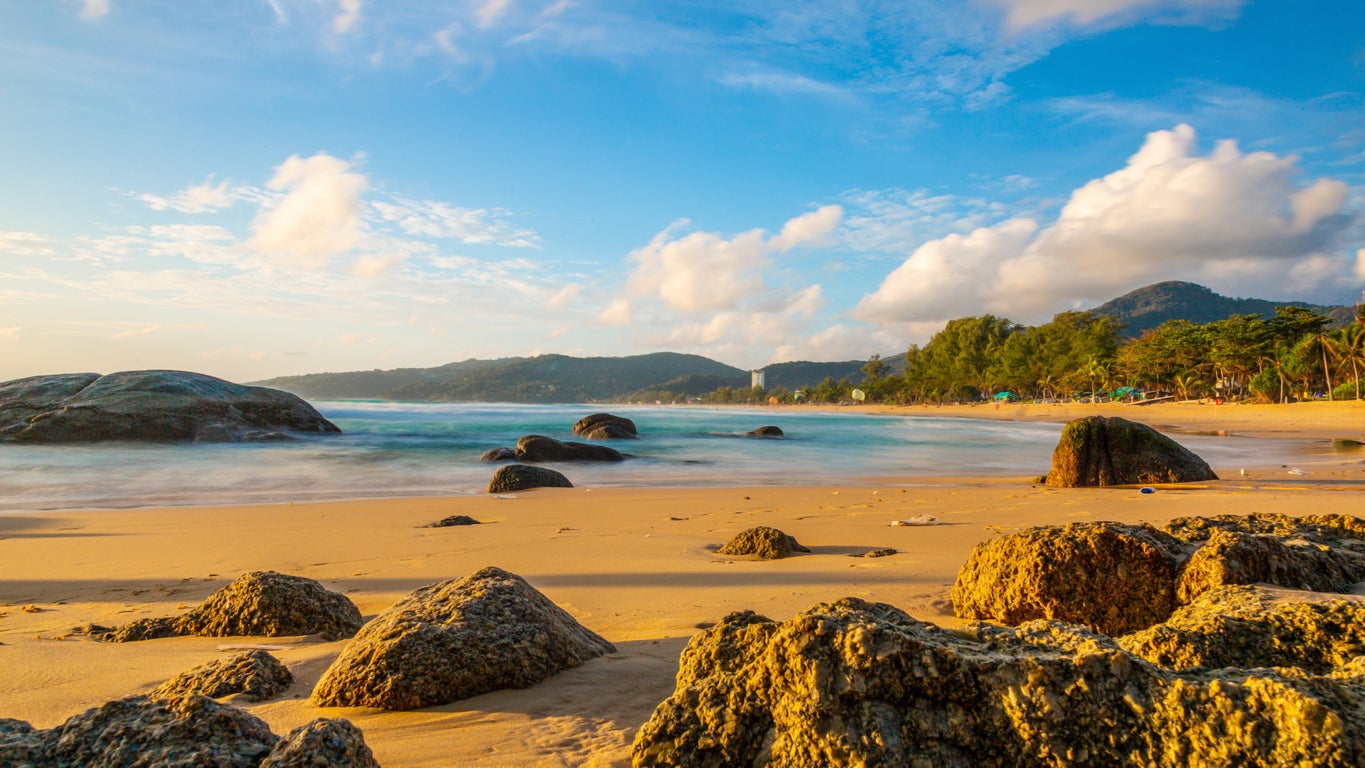 Kamala Beach is a popular getaway for families and couples visiting the country