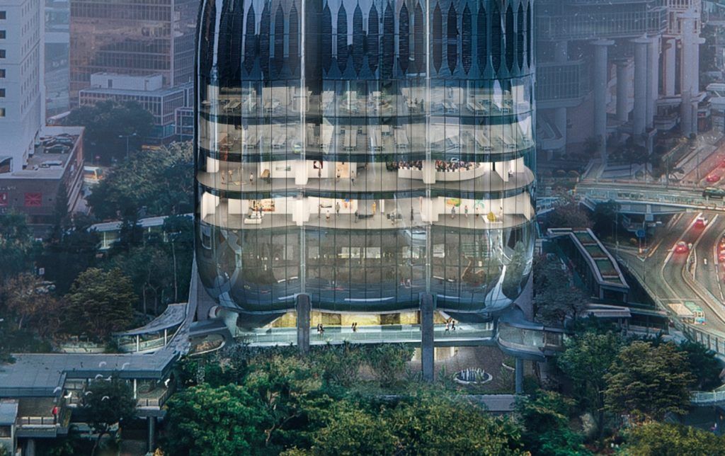 Rendering of Christie’s new space at The Henderson in Hong Kong