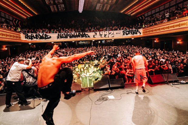 Australian hardcore band Speed (pictured performing at the Enmore Theatre...