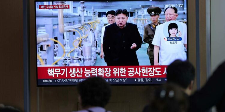 North Korea shows first photos of banned uranium enrichment site