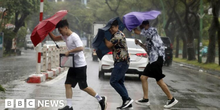 Typhoon Yagi makes landfall in Vietnam