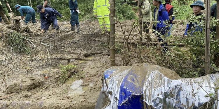 Vietnam death toll climbs to 199 as typhoon’s aftermath brings flash floods and landslides