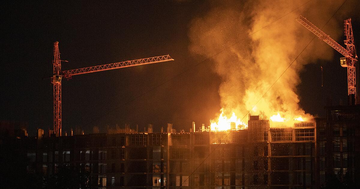 Causes and Contributing Factors Behind the construction Site Blaze