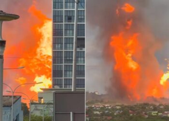 Video: Huge fire erupts after gas pipe bursts in Malaysia – CNN