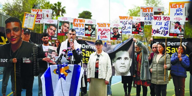 April 13: Rally for hostage deal held near top negotiator’s home: ‘These could be their last moments’ – The Times of Israel