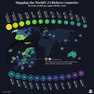 The Richest Countries in Asia – WorldAtlas