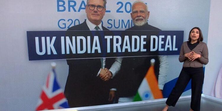 UK and India agree trade deal after three years of talks – BBC