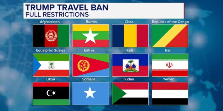 Why has Trump banned travel from these 12 countries? – BBC