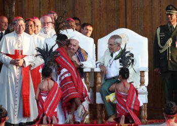 Video from pope’s East Timor visit misrepresented as Israelis fleeing Iranian bombardment – AFP Fact Check