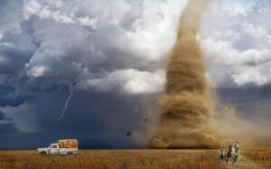Towering tornado spirals over Inner Mongolia – BBC