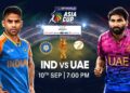 IND vs UAE: What happened when India met United Arab Emirates last time in Asia Cup? All you need to know – livemint.com
