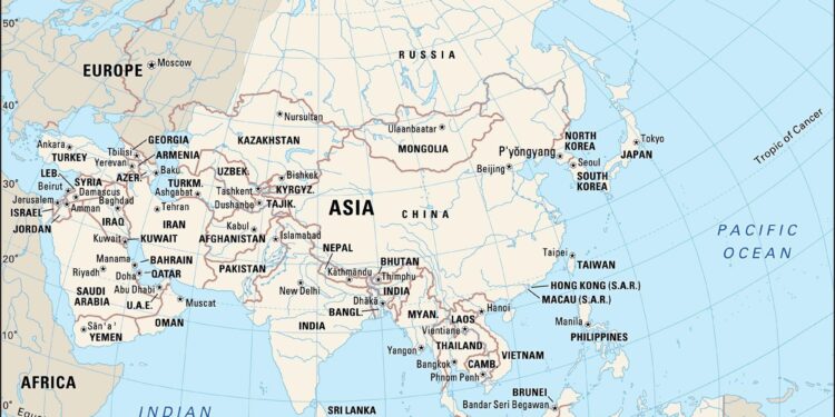 How Many Countries Are There In Asia? – WorldAtlas